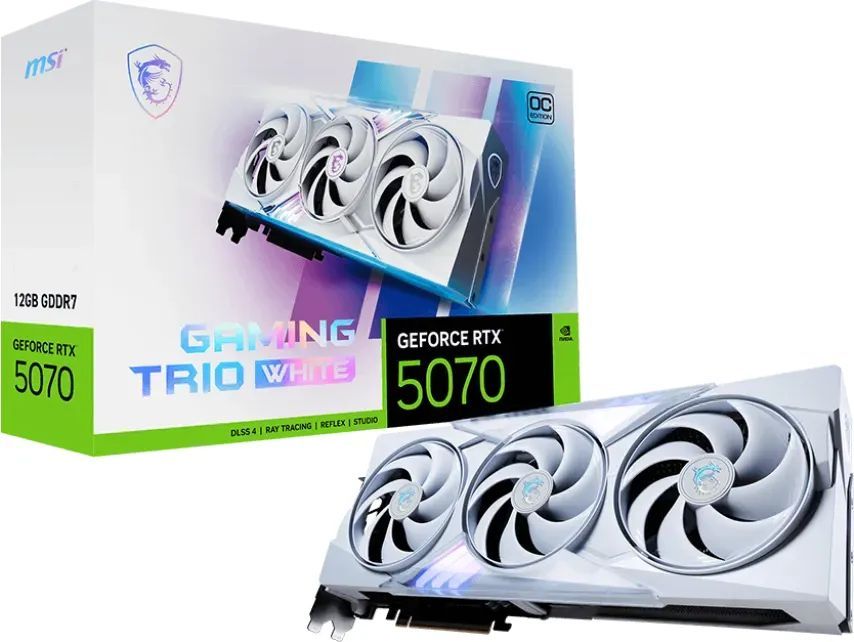 Msi RTX5070 12G GAMING TRIO OC WHITE Msi RTX5070 12G GAMING TRIO OC WHITE