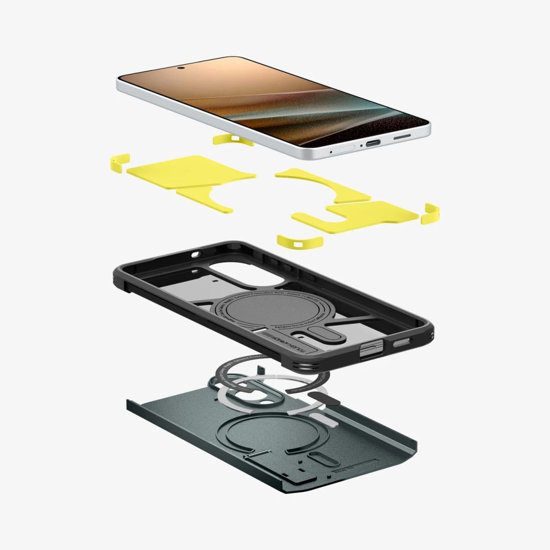 Spigen Tough Armor MagSafe Samsung Galaxy S25 Edge Abyss Green Spigen Tough Armor MagSafe Samsung Galaxy S25 Edge Abyss Green