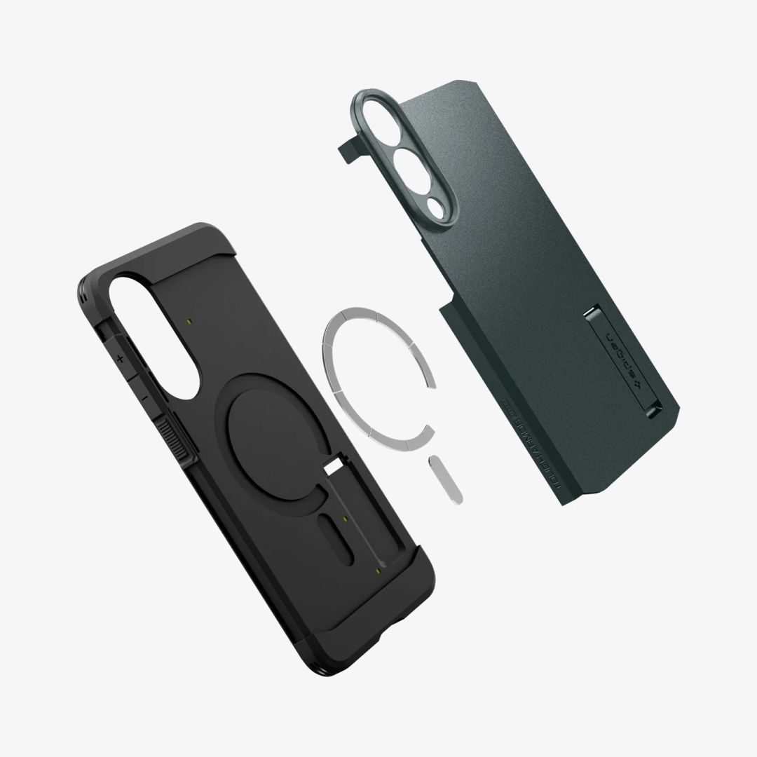 Spigen Tough Armor MagSafe Samsung Galaxy S25 Edge Abyss Green Spigen Tough Armor MagSafe Samsung Galaxy S25 Edge Abyss Green
