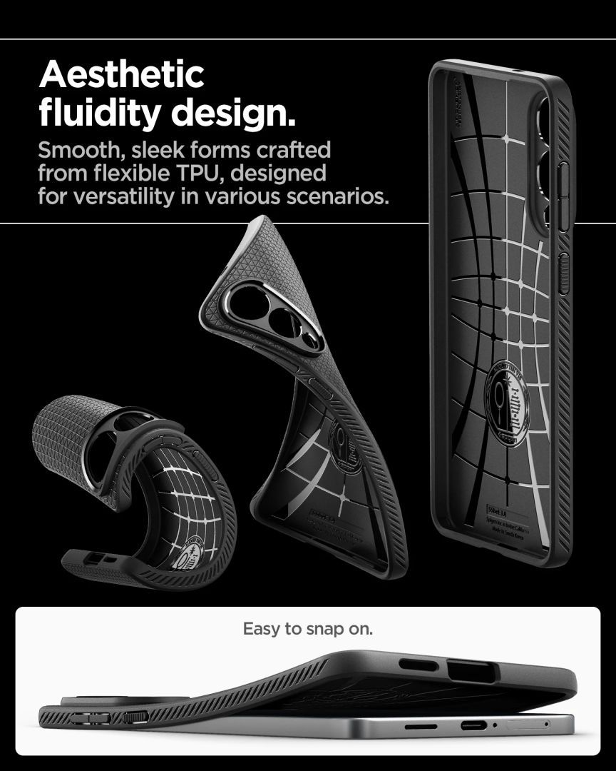 Spigen Liquid Air Samsung Galaxy S25 Edge Matte Black