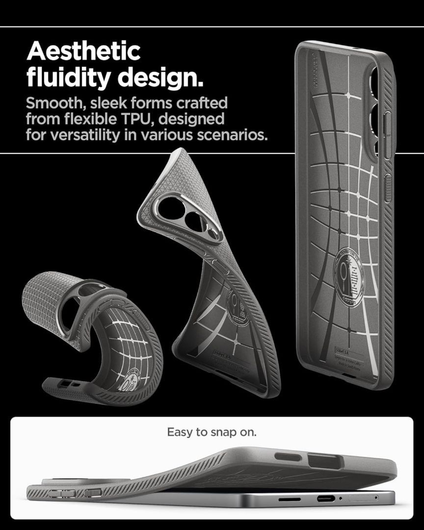 Spigen Liquid Air Samsung Galaxy S25 Edge Marble Grey Spigen Liquid Air Samsung Galaxy S25 Edge Marble Grey