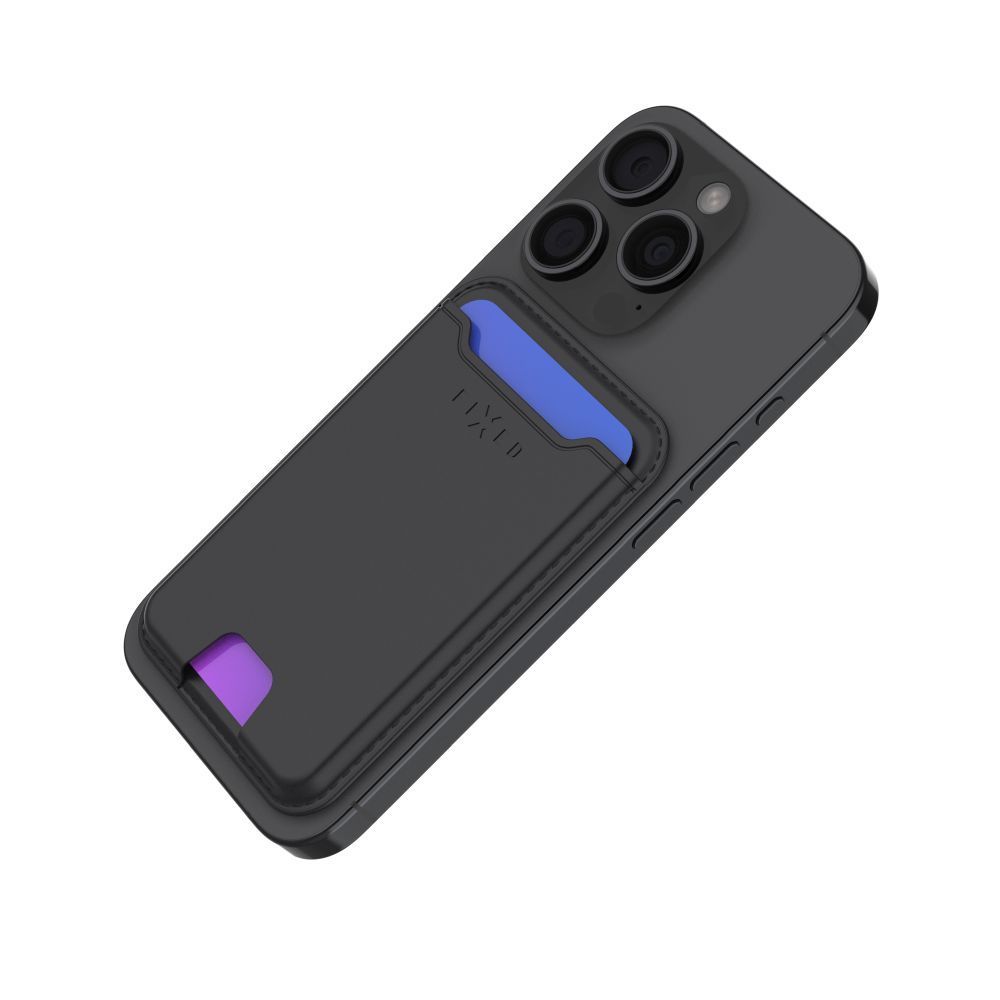 FIXED MagWallet péntárca műbörből, fekete FIXED MagWallet péntárca műbörből, fekete