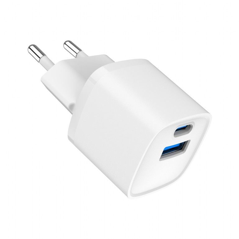 Gembird 2-Port 20W USB Fast Charger White Gembird 2-Port 20W USB Fast Charger White