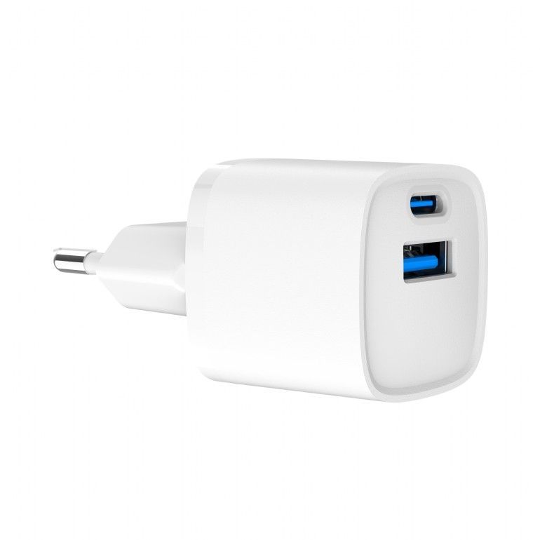 Gembird 2-Port 20W USB Fast Charger White Gembird 2-Port 20W USB Fast Charger White