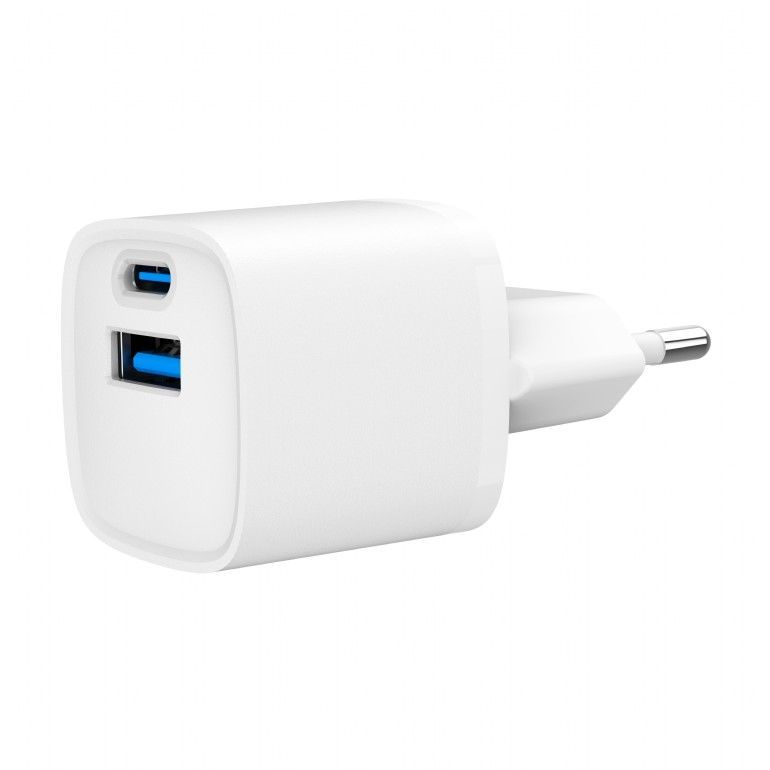 Gembird 2-Port 20W USB Fast Charger White Gembird 2-Port 20W USB Fast Charger White