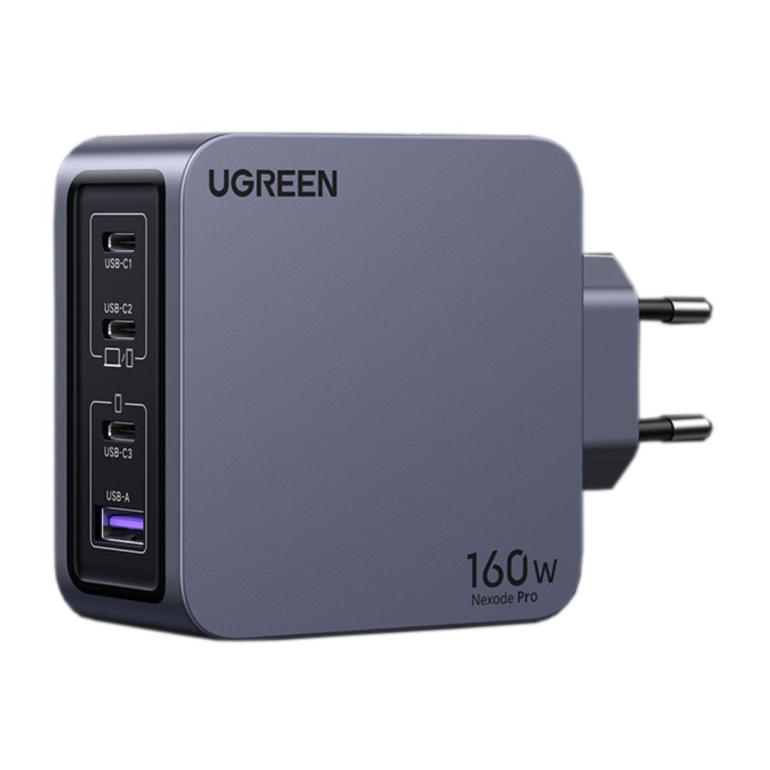 UGREEN Nexode Pro 160W GaN Charger with USB-C Cable Black UGREEN Nexode Pro 160W GaN Charger with USB-C Cable Black