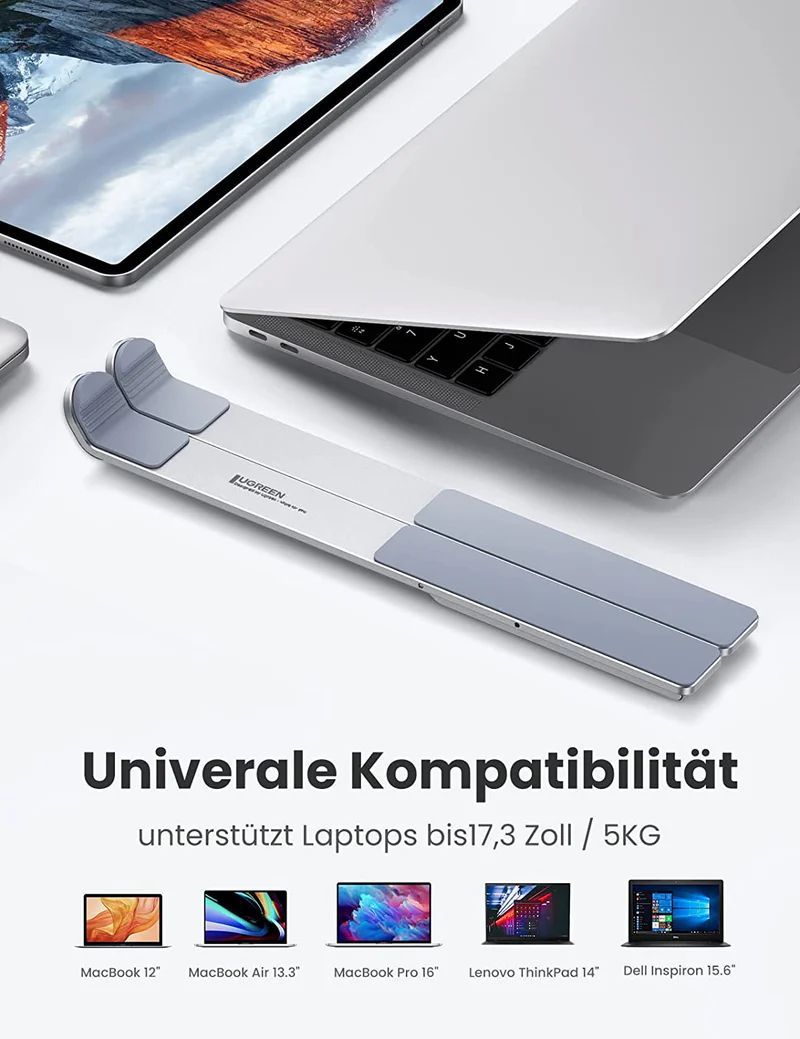 UGREEN Notebook hűtő Silver