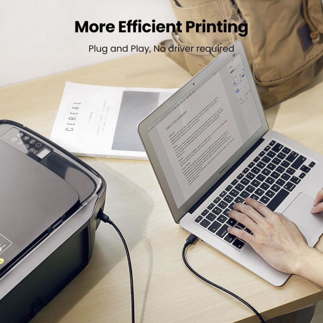 UGREEN USB-A To BM Print Cable 3m Black UGREEN USB-A To BM Print Cable 3m Black