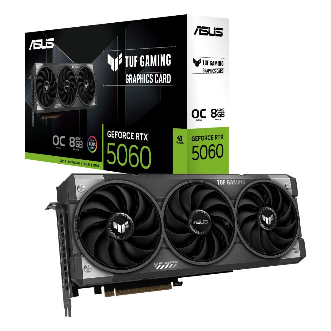 Asus TUF-RTX5060-O8G-GAMING Asus TUF-RTX5060-O8G-GAMING