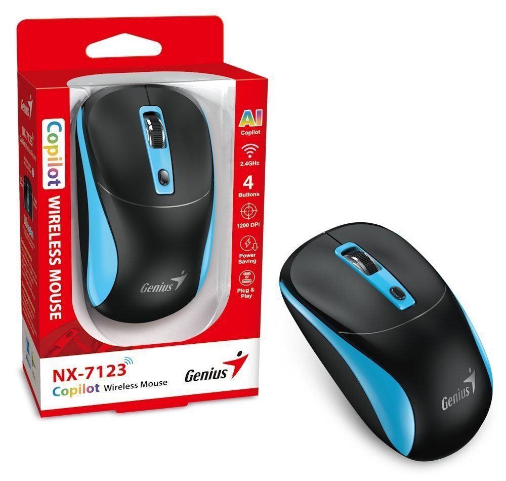 Genius NX-7123 Wireless Mouse Black/Blue