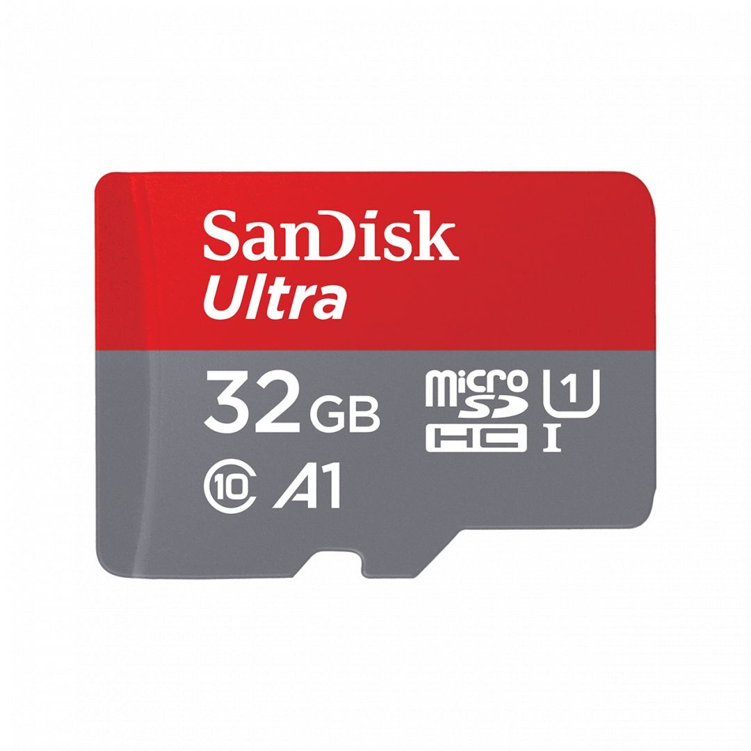 Sandisk 32GB microSDHC Ultra Class 10 UHS-I A1 (Android) + adapterrel Sandisk 32GB microSDHC Ultra Class 10 UHS-I A1 (Android) + adapterrel