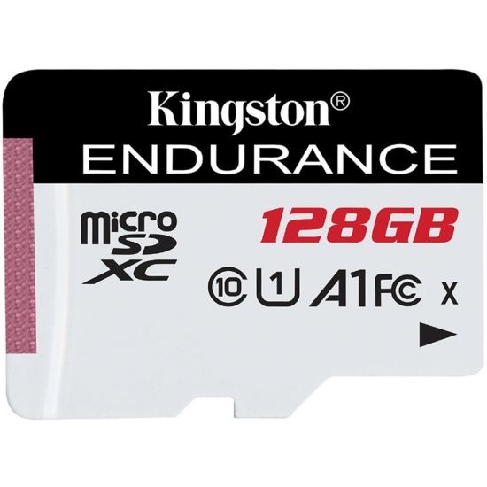 Kingston 128GB microSDXC High Endurance Class10 A1 V10 UHS-I adapter nélkül Kingston 128GB microSDXC High Endurance Class10 A1 V10 UHS-I adapter nélkül