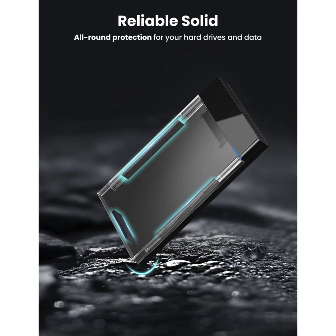 UGREEN External Hard Drive Enclosure for 2,5" HDD/SSD Black UGREEN External Hard Drive Enclosure for 2,5" HDD/SSD Black