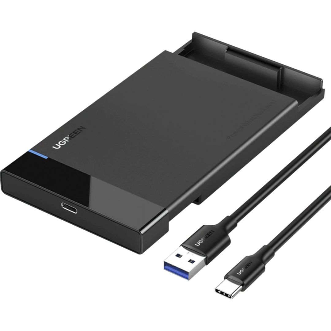 UGREEN External Hard Drive Enclosure for 2,5" HDD/SSD Black UGREEN External Hard Drive Enclosure for 2,5" HDD/SSD Black