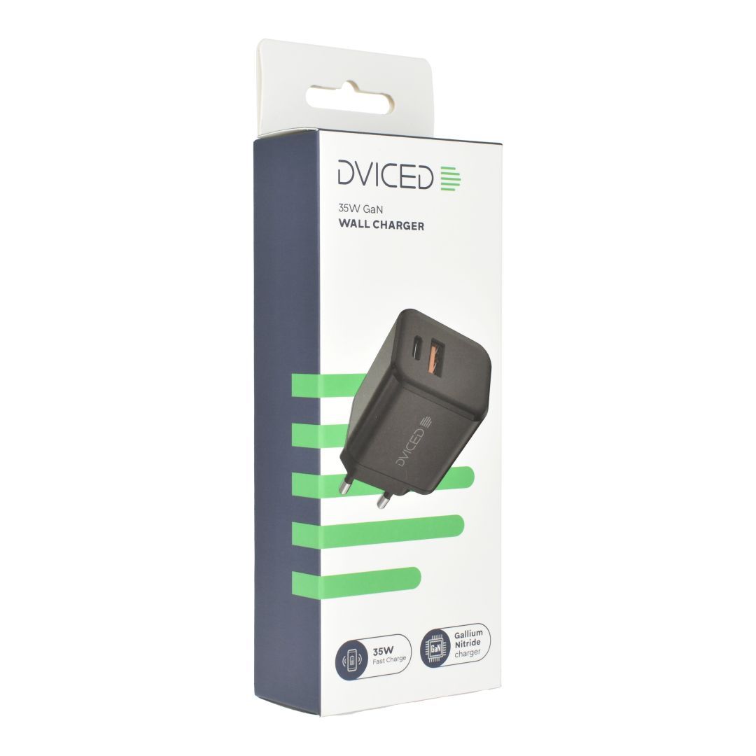 Dviced Wall Charger 35W GaN EU Black Dviced Wall Charger 35W GaN EU Black
