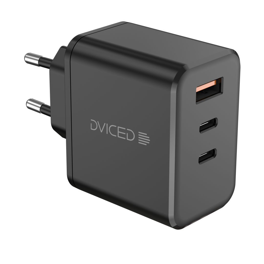 Dviced Wall charger 65W GaN EU Black Dviced Wall charger 65W GaN EU Black