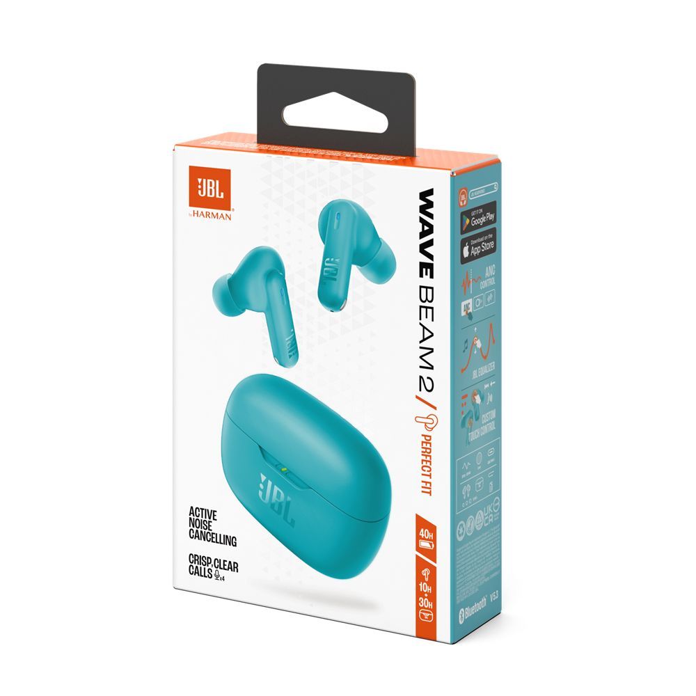 JBL Wave Beam 2 Bluetooth Headset Blue JBL Wave Beam 2 Bluetooth Headset Blue