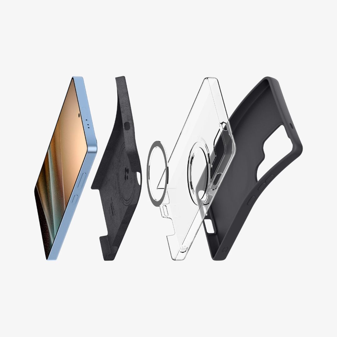 Spigen Silicone Fit MagSafe Samsung Galaxy S25 Ultra Black Spigen Silicone Fit MagSafe Samsung Galaxy S25 Ultra Black