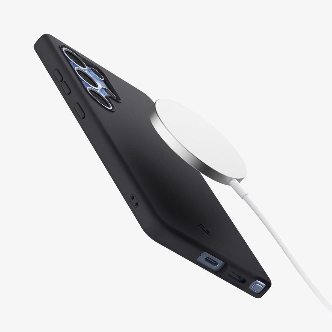 Spigen Silicone Fit MagSafe Samsung Galaxy S25 Ultra Black Spigen Silicone Fit MagSafe Samsung Galaxy S25 Ultra Black