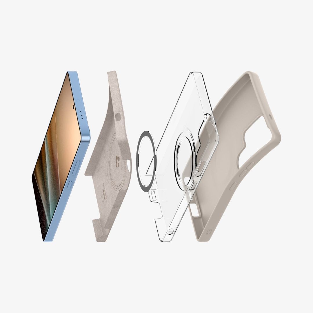 Spigen Silicone Fit MagSafe Samsung Galaxy S25 Ultra Natural Titanium Spigen Silicone Fit MagSafe Samsung Galaxy S25 Ultra Natural Titanium