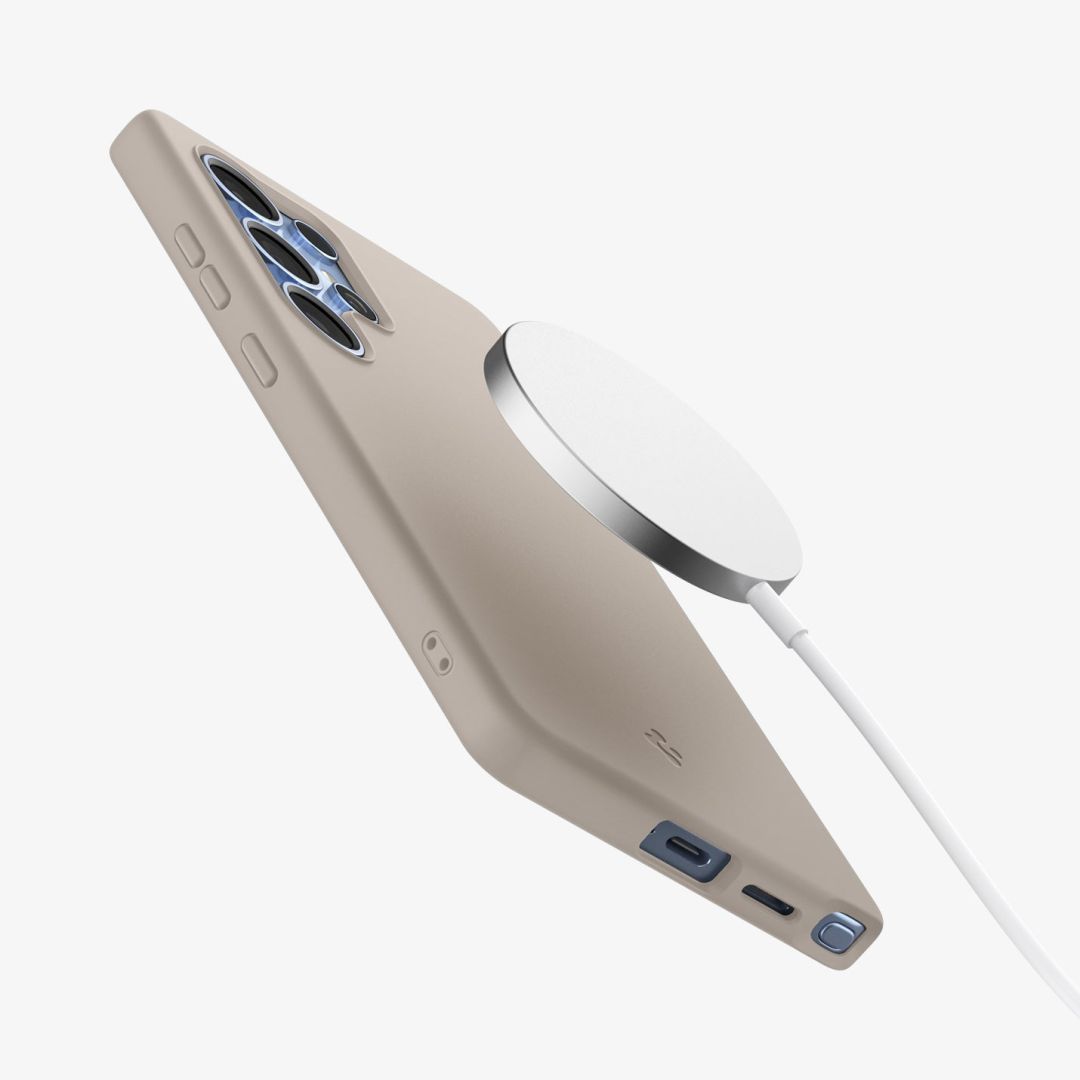 Spigen Silicone Fit MagSafe Samsung Galaxy S25 Ultra Natural Titanium Spigen Silicone Fit MagSafe Samsung Galaxy S25 Ultra Natural Titanium