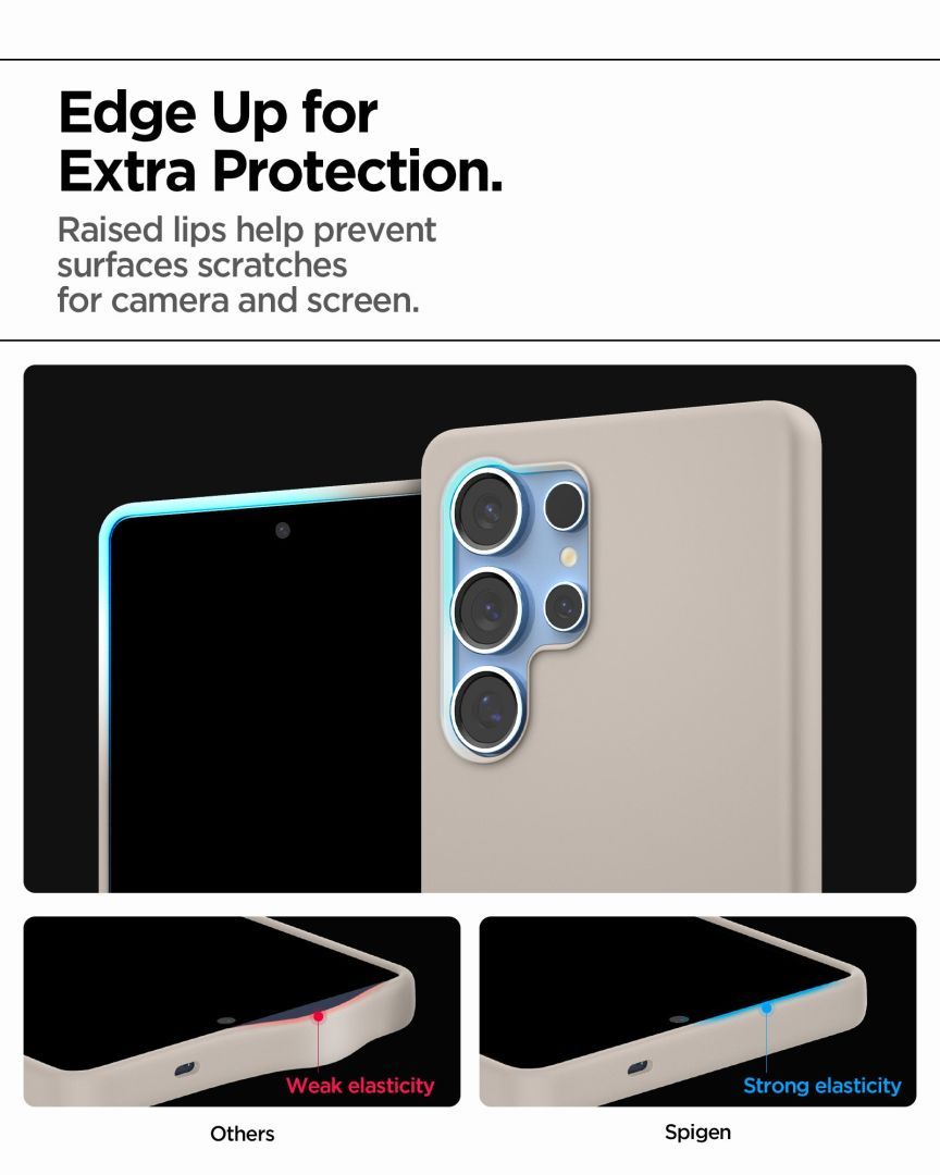 Spigen Silicone Fit MagSafe Samsung Galaxy S25 Ultra Natural Titanium Spigen Silicone Fit MagSafe Samsung Galaxy S25 Ultra Natural Titanium