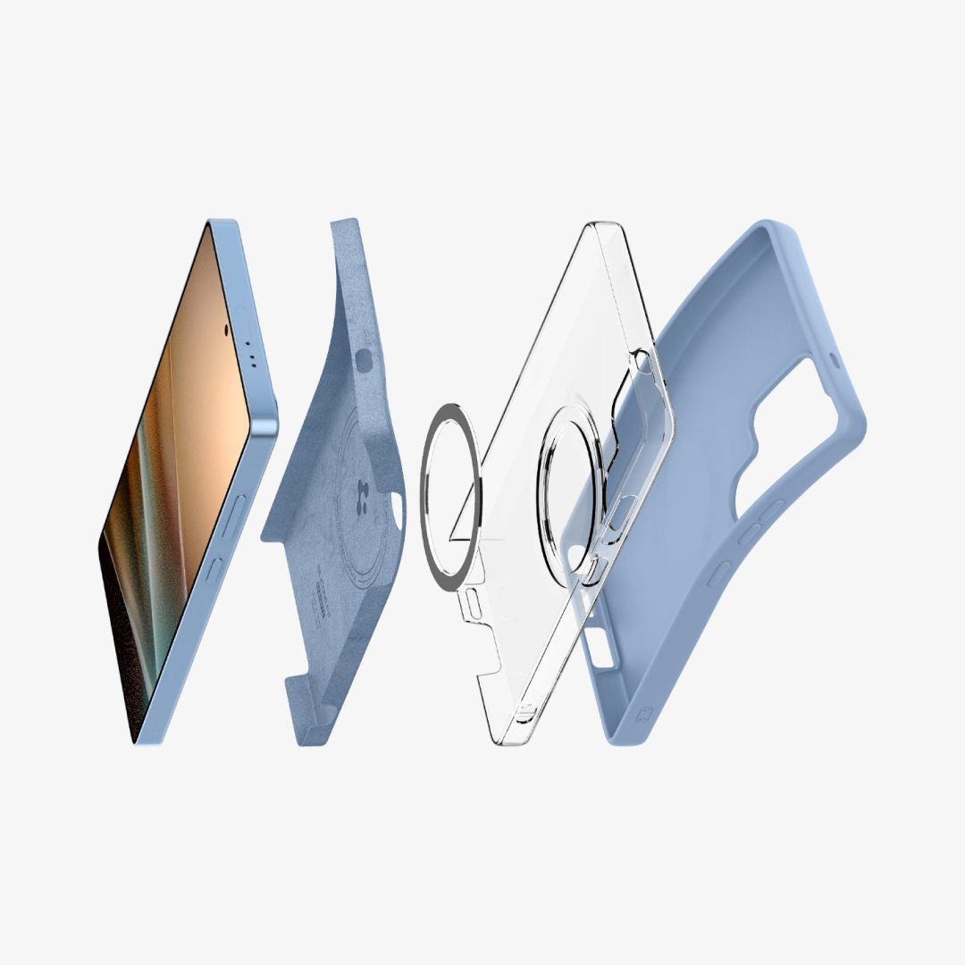 Spigen Silicone Fit MagSafe Samsung Galaxy S25 Ultra Sapphire Blue Spigen Silicone Fit MagSafe Samsung Galaxy S25 Ultra Sapphire Blue