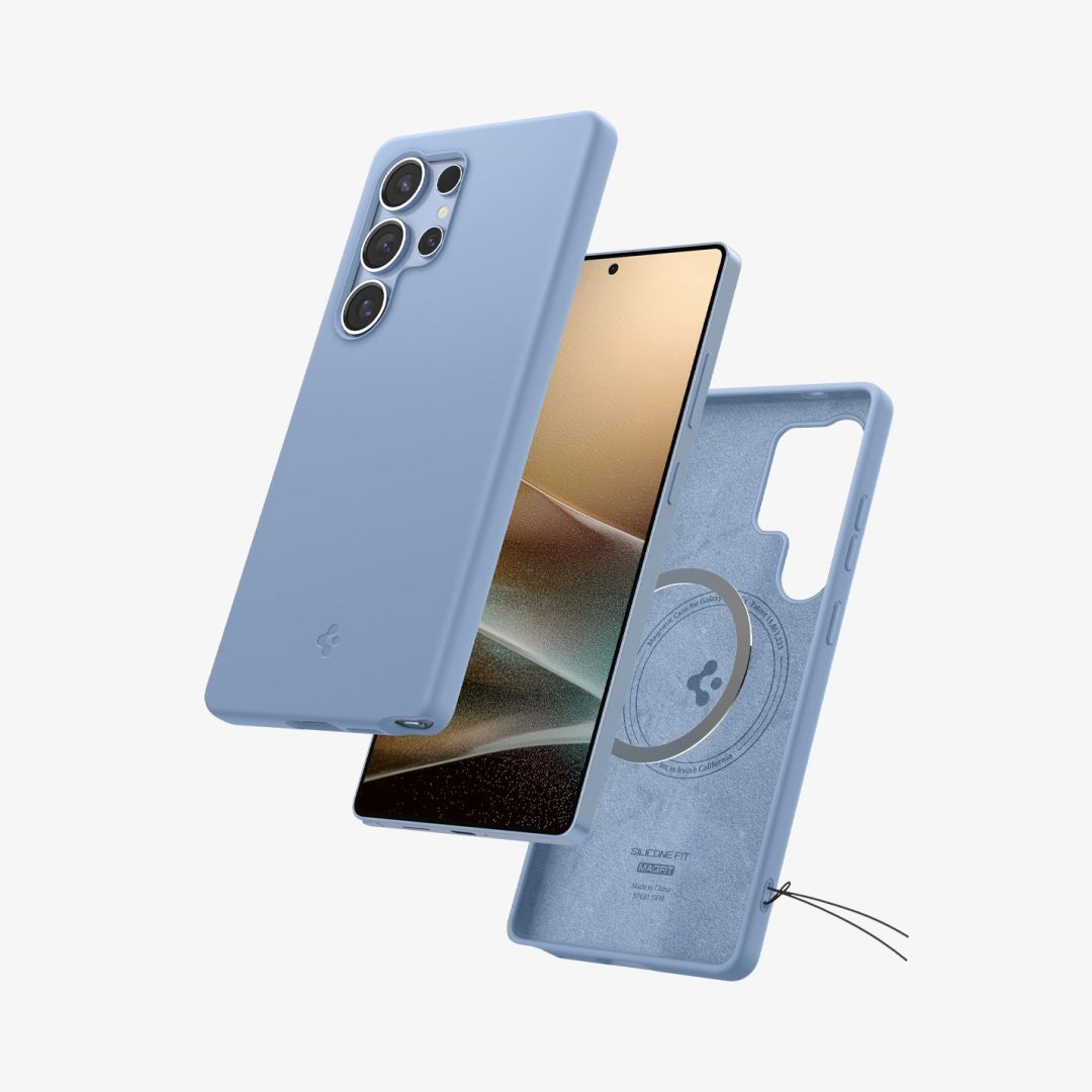 Spigen Silicone Fit MagSafe Samsung Galaxy S25 Ultra Sapphire Blue Spigen Silicone Fit MagSafe Samsung Galaxy S25 Ultra Sapphire Blue