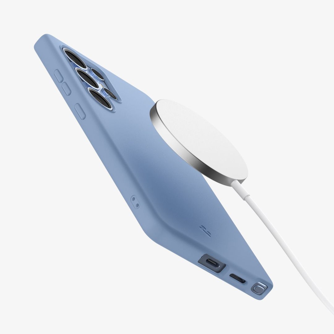 Spigen Silicone Fit MagSafe Samsung Galaxy S25 Ultra Sapphire Blue Spigen Silicone Fit MagSafe Samsung Galaxy S25 Ultra Sapphire Blue