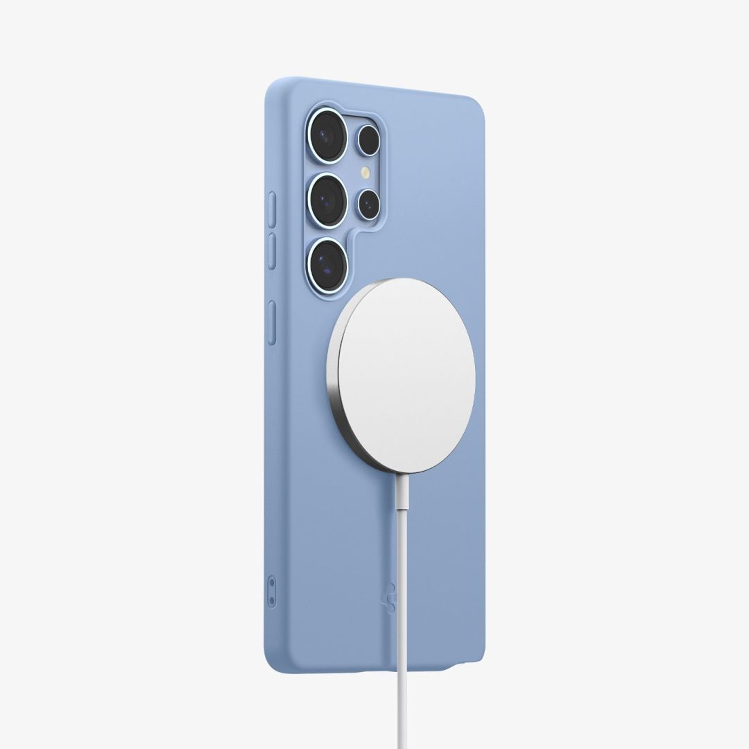 Spigen Silicone Fit MagSafe Samsung Galaxy S25 Ultra Sapphire Blue Spigen Silicone Fit MagSafe Samsung Galaxy S25 Ultra Sapphire Blue