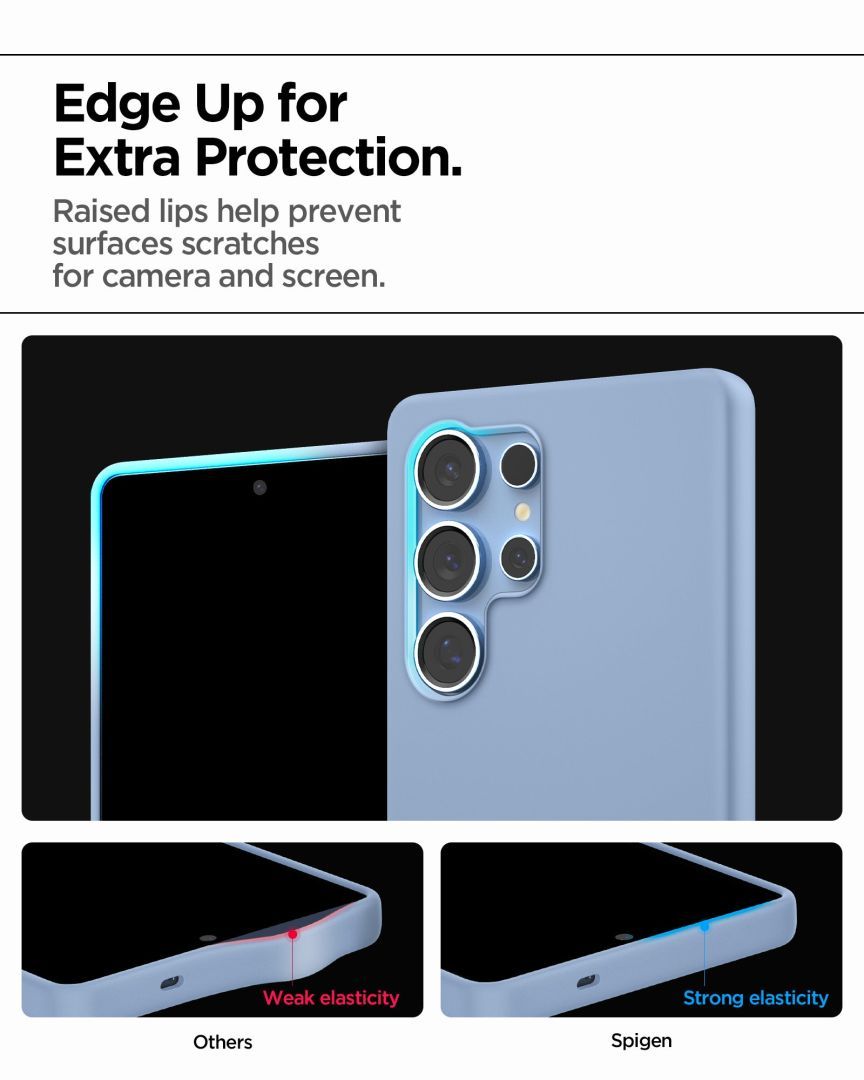 Spigen Silicone Fit MagSafe Samsung Galaxy S25 Ultra Sapphire Blue Spigen Silicone Fit MagSafe Samsung Galaxy S25 Ultra Sapphire Blue