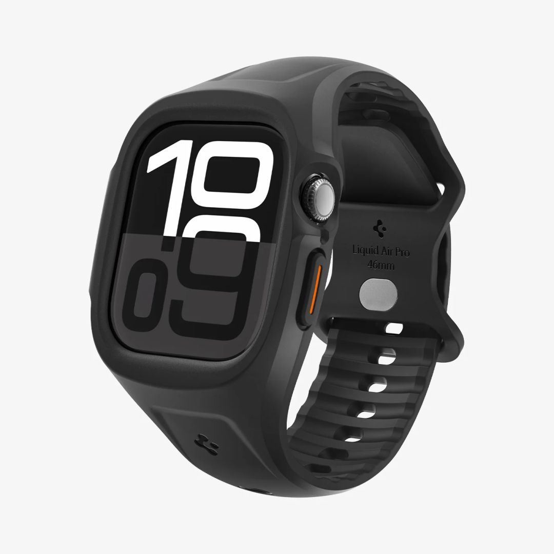 Spigen Liquid Air Pro Apple Watch 10 46mm Matte Black
