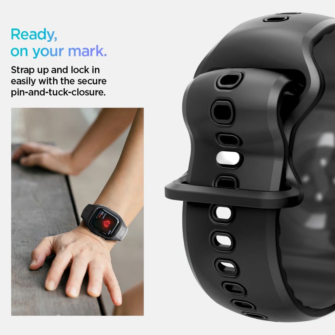 Spigen Liquid Air Pro Apple Watch 10 46mm Matte Black