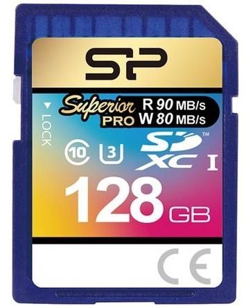 Silicon Power 128GB Superior Pro SDXC Class 10 UHS-1 (U3) Silicon Power 128GB Superior Pro SDXC Class 10 UHS-1 (U3)