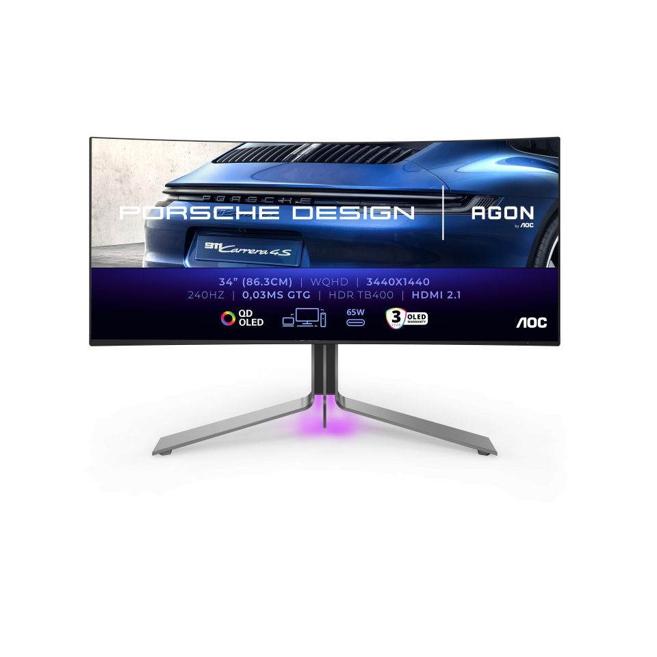 AOC 34" PD34 OLED Curved AOC 34" PD34 OLED Curved