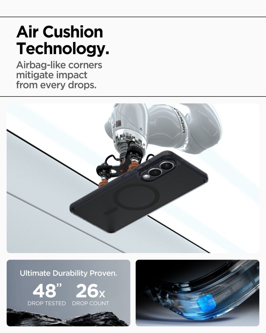 Spigen Ultra Hybrid MagSafe Samsung Galaxy S25 Edge Frost Black