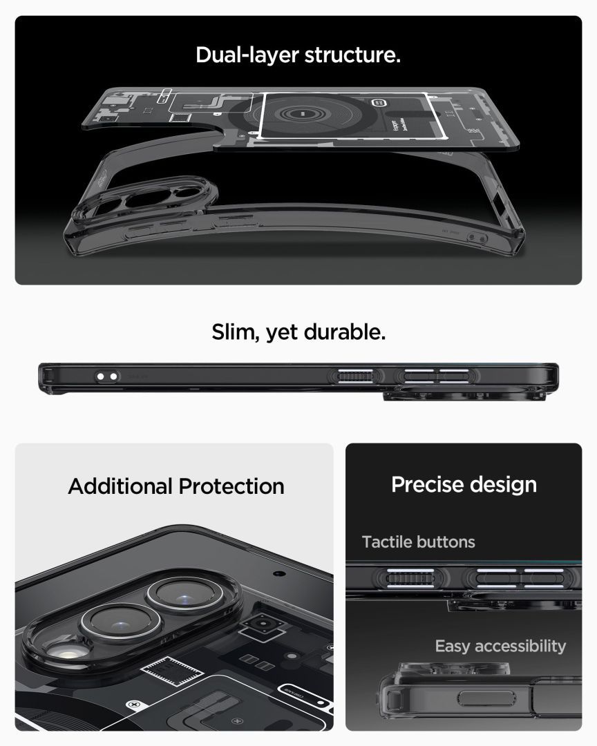 Spigen Ultra Hybrid MagSafe Samsung Galaxy S25 Edge Zero One Black