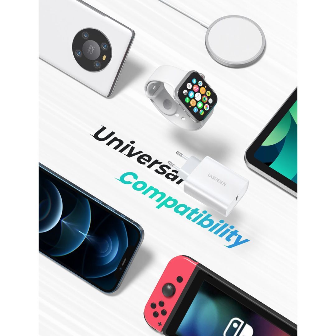 UGREEN NEXODE Wall Charger 20W White UGREEN NEXODE Wall Charger 20W White