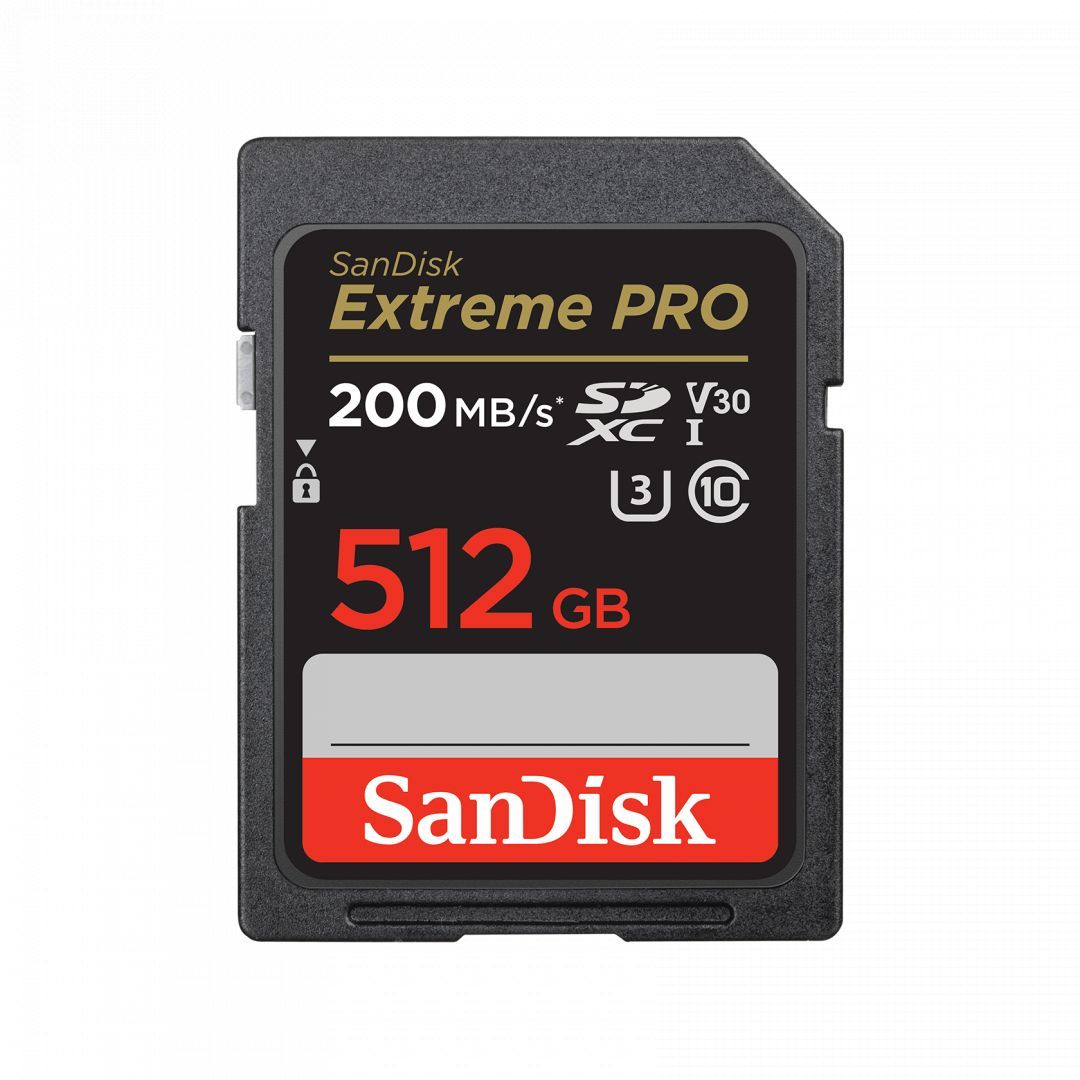 Sandisk 512GB SDXC Class 10 U3 V30 Extreme Pro Sandisk 512GB SDXC Class 10 U3 V30 Extreme Pro
