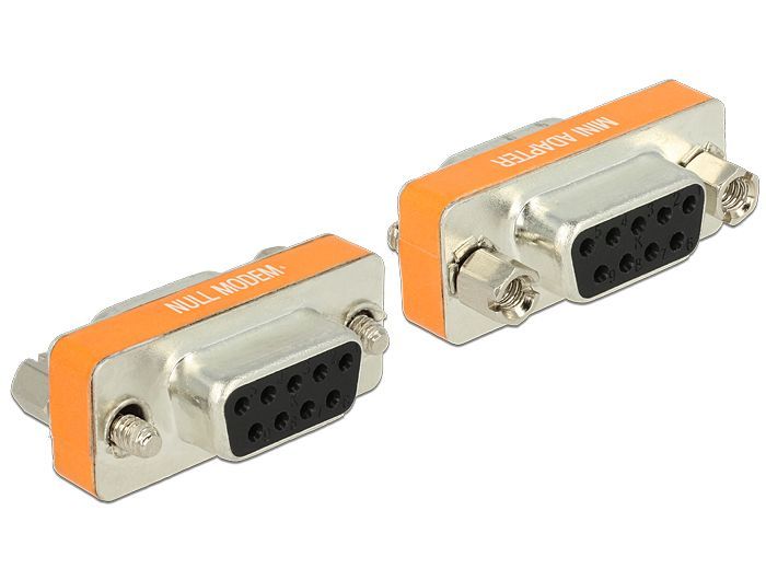 DeLock Null Modem Sub-D 9 pin female > female Gender Changer Adapter DeLock Null Modem Sub-D 9 pin female > female Gender Changer Adapter