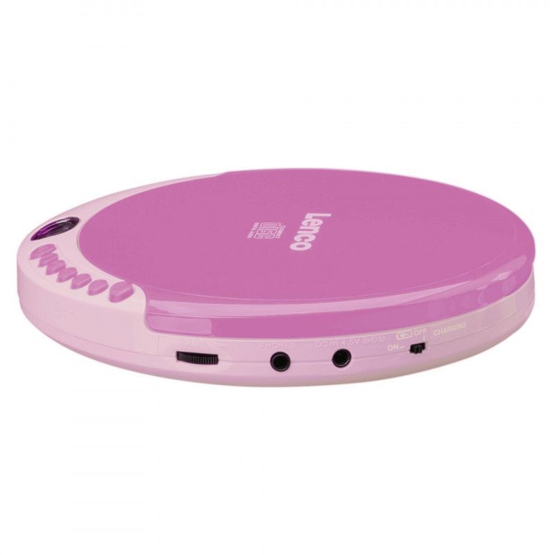 Lenco CD-011 Portable CD player Pink Lenco CD-011 Portable CD player Pink