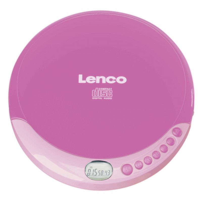 Lenco CD-011 Portable CD player Pink Lenco CD-011 Portable CD player Pink