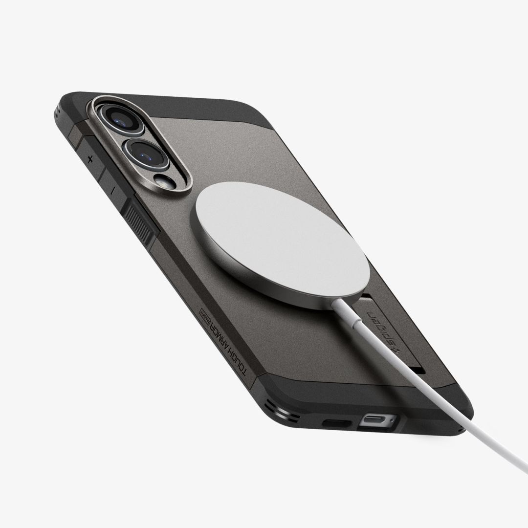 Spigen Tough Armor MagSafe Samsung Galaxy S25 Edge Gunmetal