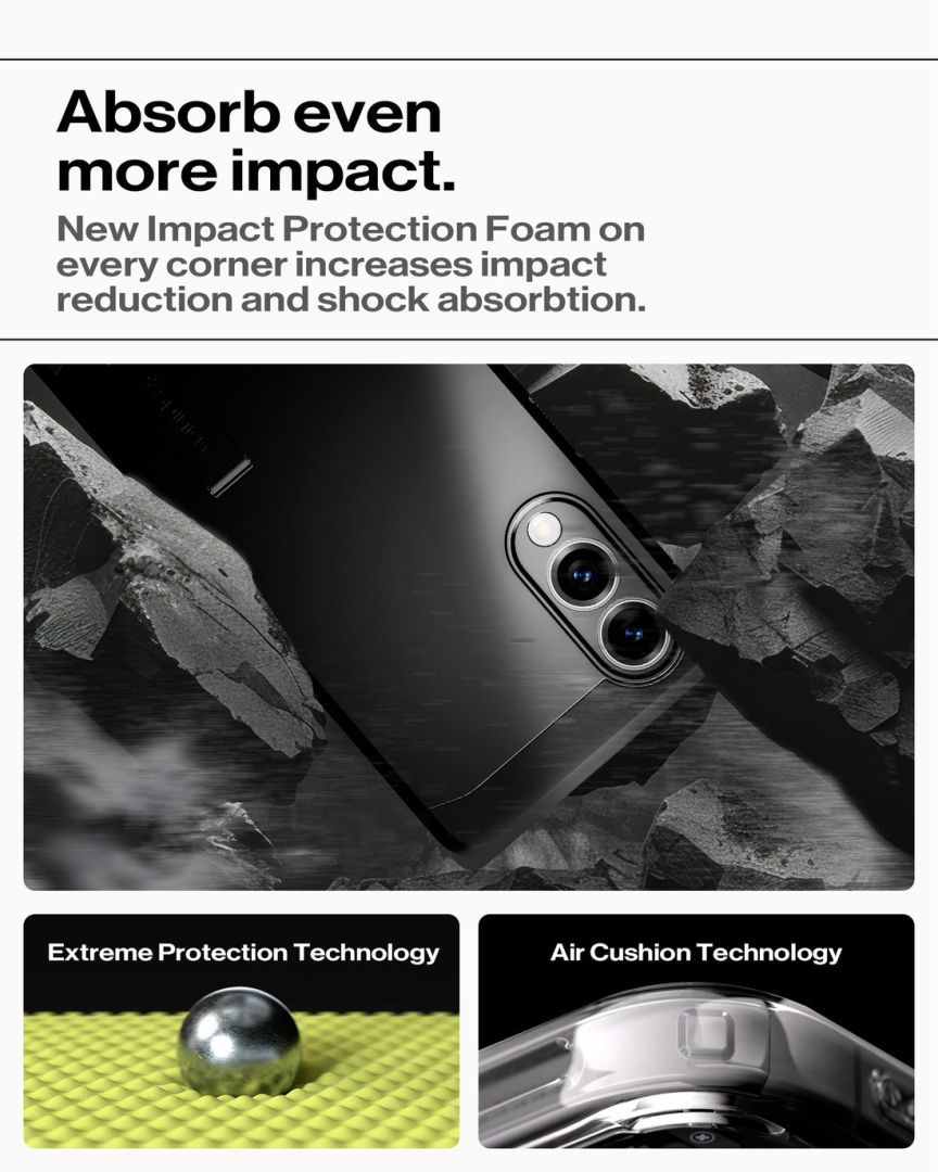 Spigen Tough Armor MagSafe for Samsung Galaxy S25 Edge Black Spigen Tough Armor MagSafe for Samsung Galaxy S25 Edge Black