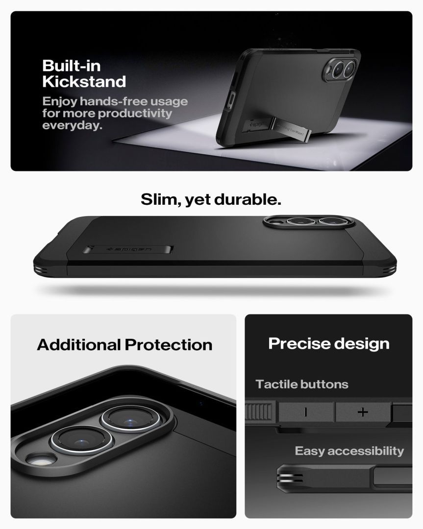 Spigen Tough Armor MagSafe for Samsung Galaxy S25 Edge Black Spigen Tough Armor MagSafe for Samsung Galaxy S25 Edge Black