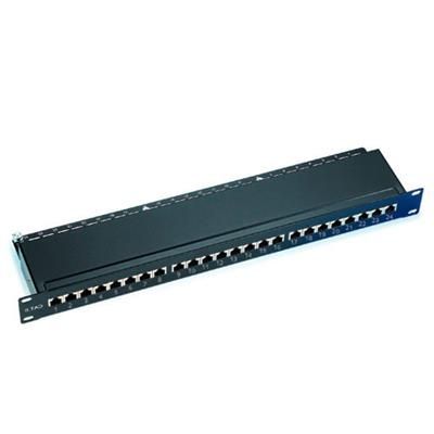 ACT 24-port Patch Panel 1U Black ACT 24-port Patch Panel 1U Black