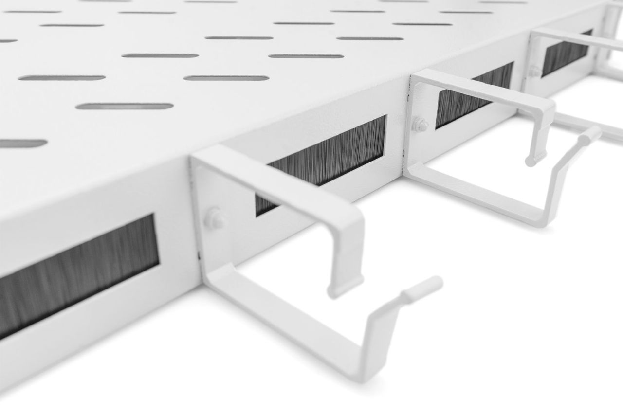 Digitus 1U fixed shelf for 600mm depth cabinets incl. cable management Grey Digitus 1U fixed shelf for 600mm depth cabinets incl. cable management Grey
