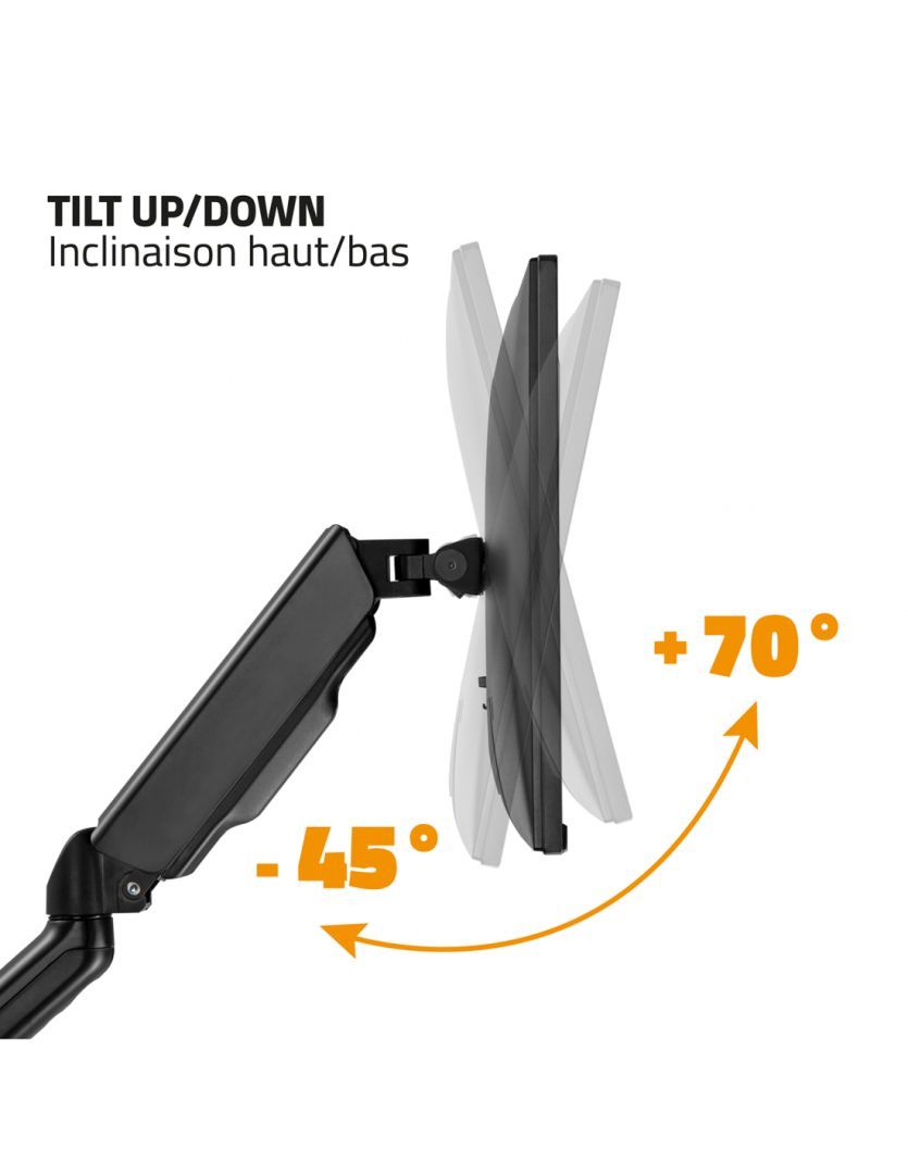 Advance MecaMount Single 17"-32" Monitor Console Black Advance MecaMount Single 17"-32" Monitor Console Black