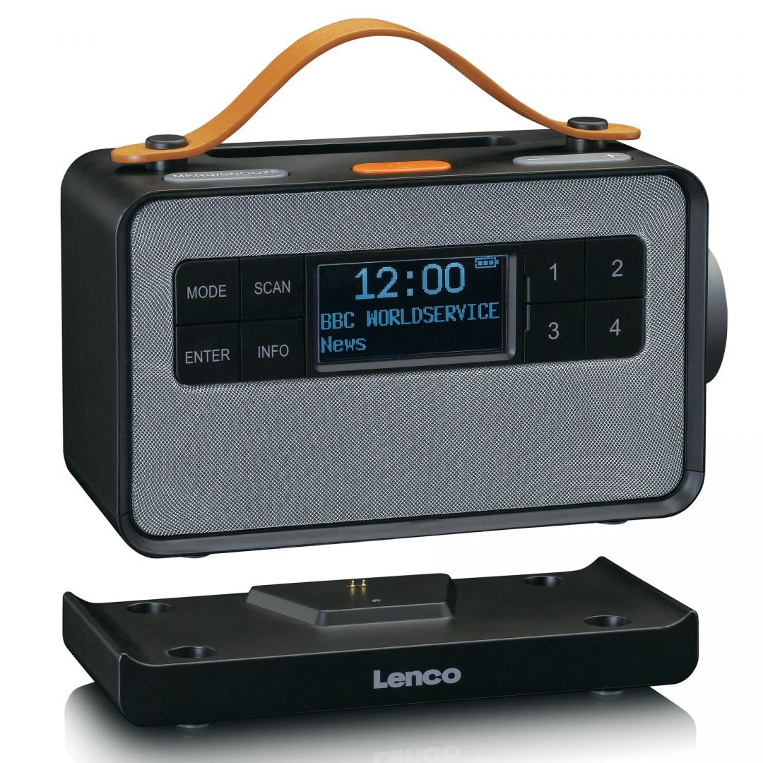Lenco PDR-065BK - Portable FM/DAB+ radio Black