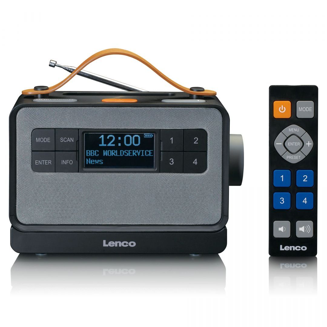 Lenco PDR-065BK - Portable FM/DAB+ radio Black